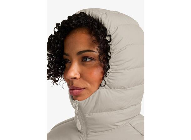 JW Ather Down Hoody W Beige M Jack Wolfskin dunjacka dam 