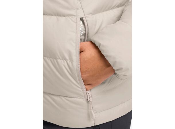 JW Ather Down Hoody W Beige M Jack Wolfskin dunjacka dam 