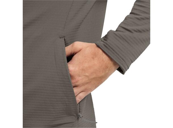 JW Litestride FZ M Brun S Jack Wolfskin fleecejacka herr 