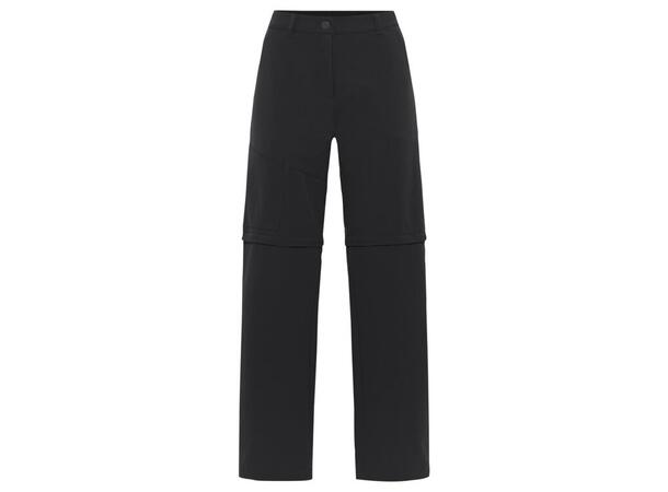 JW Pico Trail Zip Off Pants W Svart 38R Jack Wolfskin vandringsbyxor dam 