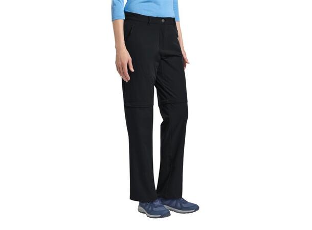 JW Pico Trail Zip Off Pants W Svart 38R Jack Wolfskin vandringsbyxor dam 