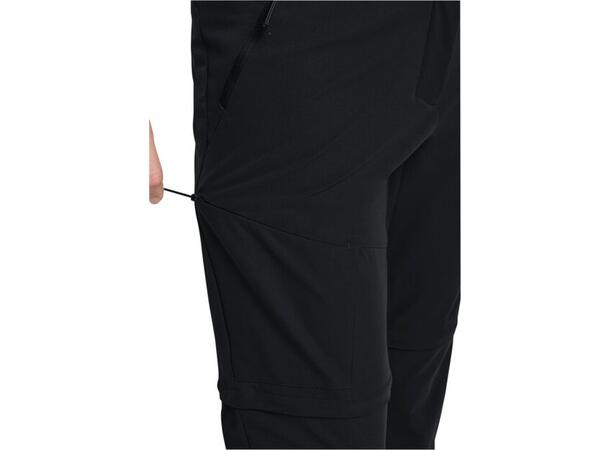 JW Pico Trail Zip Off Pants W Svart 38R Jack Wolfskin vandringsbyxor dam 