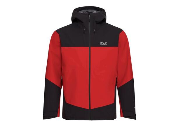 JW Rockpaw 3L Jkt M Röd L Jack Wolfskin skaljacka herr 