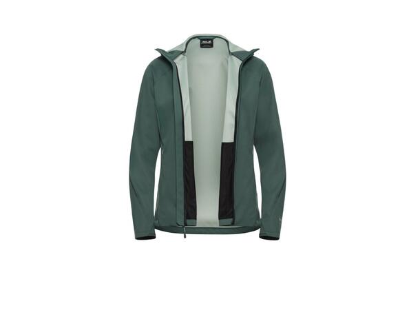 JW Skyvail Jkt W Grön M Jack Wolfskin softshelljacka dam 