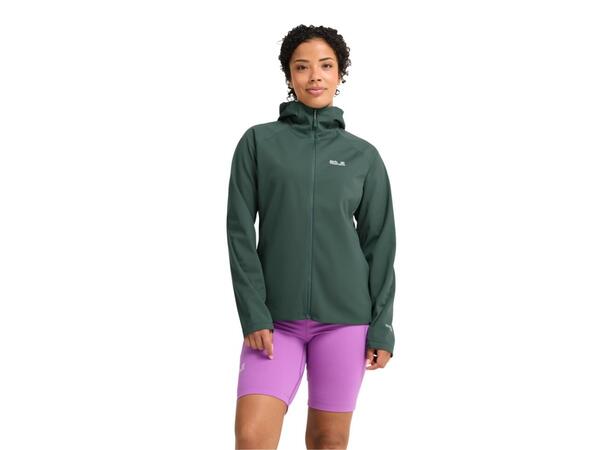 JW Skyvail Jkt W Grön M Jack Wolfskin softshelljacka dam 