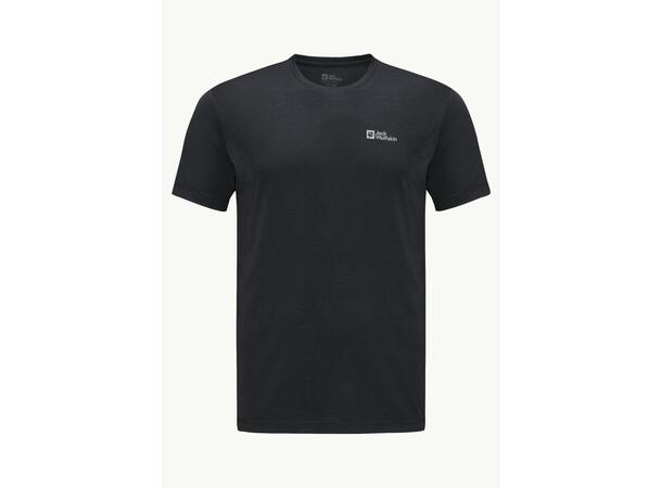 JW Vonnan S/S Tee M Mörkgrå M Jack Wolfskin t-shirt herr 