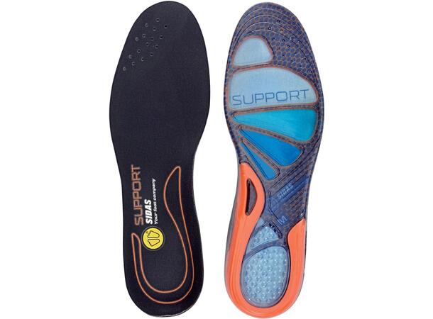 SIDAS CUSHIONING GEL SUPPORT 2.0 Blå L Iläggssulor med gel 