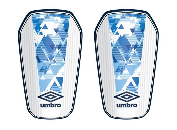 UMBRO Formation Guard W/Straps Vit L Benskydd 