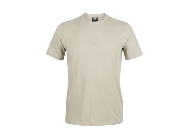 UMBRO RLXD Tee Beige M T-shirt med tryck 