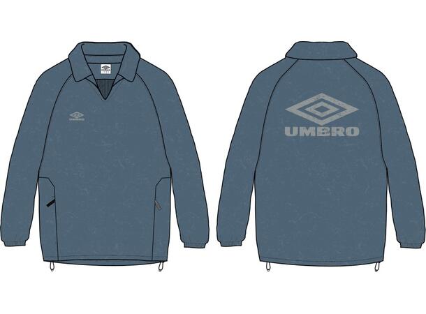 UMBRO Washed Drill Top Blå L Tröja i bomullstwill 