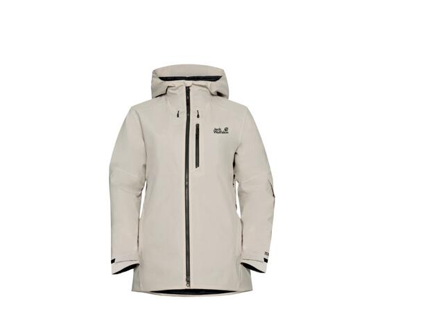 JW Flowline 3in1 Jkt W Beige M Jack Wolfskin skidjacka dam 