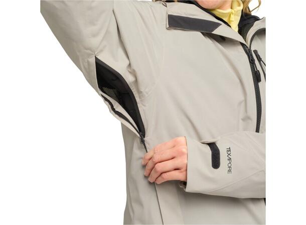 JW Flowline 3in1 Jkt W Beige M Jack Wolfskin skidjacka dam 