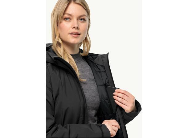 JW Heidelstein Ins Jkt W Svart M Jack Wolfskin hardshell-jacka dam 