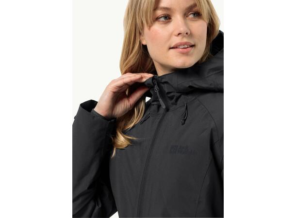 JW Heidelstein Ins Jkt W Svart M Jack Wolfskin hardshell-jacka dam 