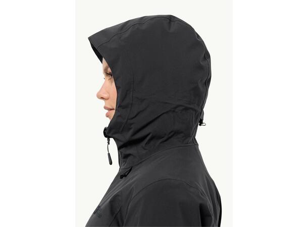 JW Heidelstein Ins Jkt W Svart M Jack Wolfskin hardshell-jacka dam 
