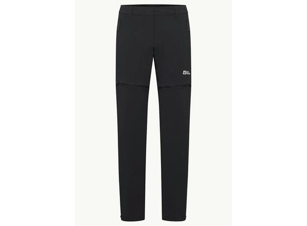 JW Hikeout Zip Away Pants W Svart 38R Jack Wolfskin vandringsbyxor dam 