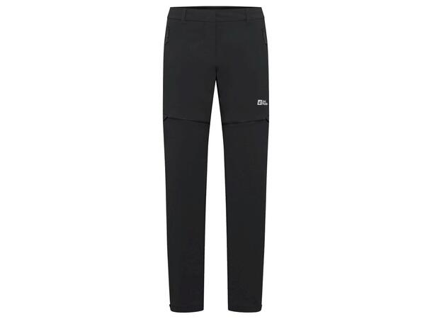 JW Hikeout Zip Away Pants W Svart 38R Jack Wolfskin vandringsbyxor dam 