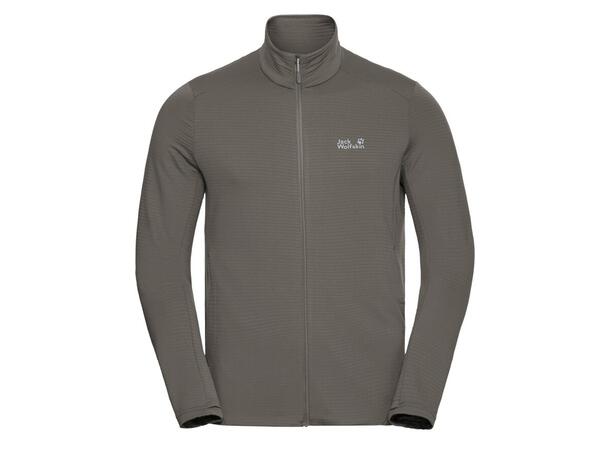 JW Litestride FZ M Brun M Jack Wolfskin fleecejacka herr 