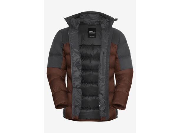 JW Nebelhorn Down Hoody M Brun S Jack Wolfskin dunjacka herr 