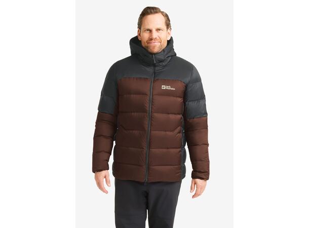 JW Nebelhorn Down Hoody M Brun S Jack Wolfskin dunjacka herr 