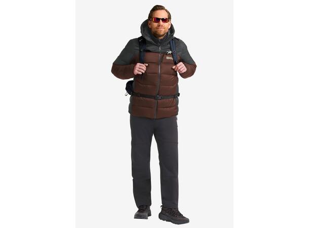 JW Nebelhorn Down Hoody M Brun S Jack Wolfskin dunjacka herr 