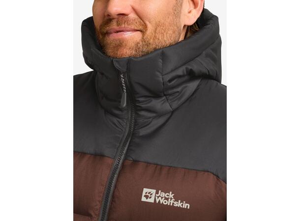 JW Nebelhorn Down Hoody M Brun S Jack Wolfskin dunjacka herr 