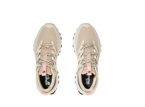 JW PS Trail Low W Beige 36 Jack Wolfskin hikingsko dam 