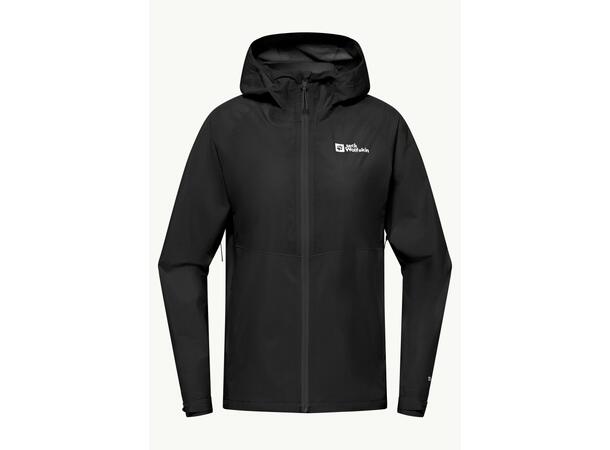 JW Prelight 2.5L LT Jkt W Svart L Jack Wolfskin regnjacka dam 