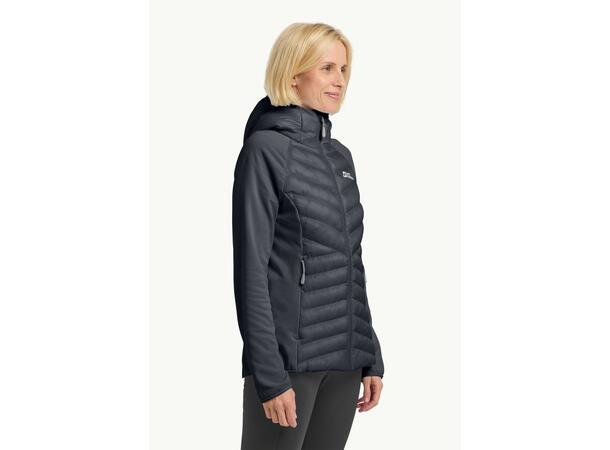 JW Routerburn Pro Hybrid W Grå L Jack Wolfskin jacka dam 
