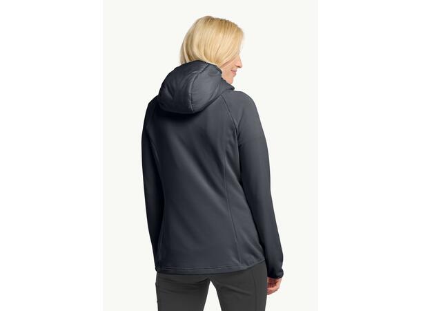 JW Routerburn Pro Hybrid W Grå L Jack Wolfskin jacka dam 