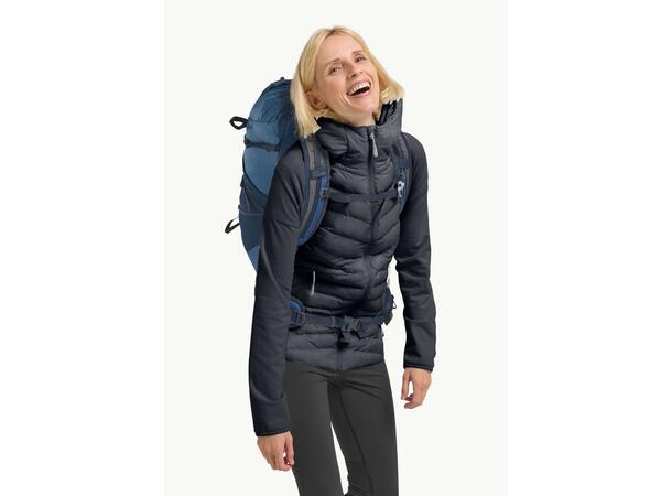 JW Routerburn Pro Hybrid W Grå L Jack Wolfskin jacka dam 