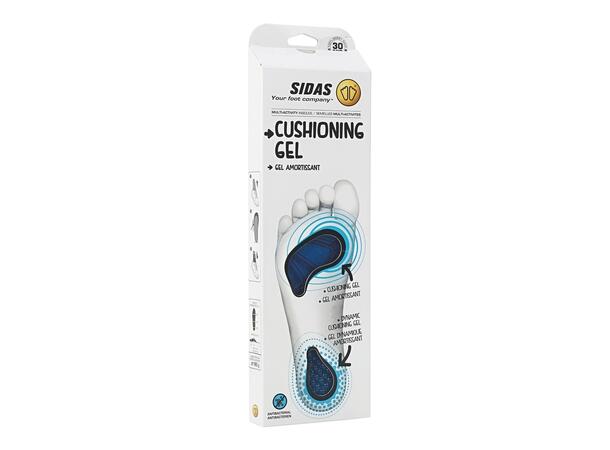 SIDAS CUSHIONING GEL Blå S Iläggssulor med gel 