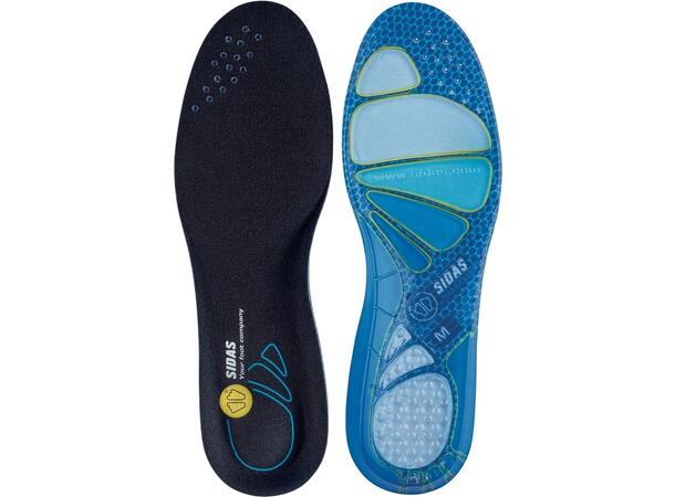 SIDAS CUSHIONING GEL Blå S Iläggssulor med gel 