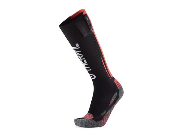THERM-IC S.E.T® BIKE SOCK Svart 42-44 Värmestrumpor (utan batterier) 
