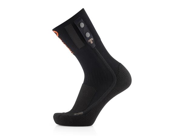 THERM-IC S.E.T® BIKE SOCK Svart 42-44 Värmestrumpor (utan batterier) 