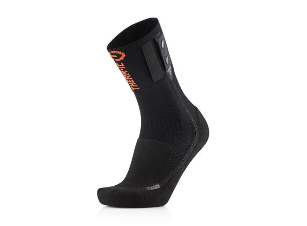 THERM-IC S.E.T® BIKE SOCK Svart 42-44 Värmestrumpor (utan batterier) 