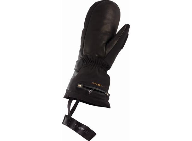 THERM-IC ULTRA BOOST MITTENS W Svart 7,5 Tumvantar med batteri & laddkabel, dam 