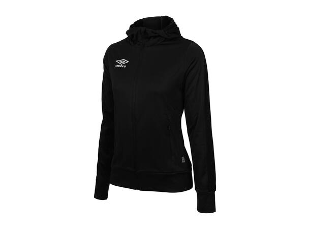 UMBRO Flex Full Zip Hood W Svart 38 Fritidsjacka dam 