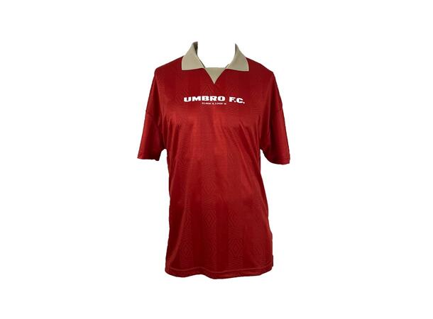 UMBRO Football Shirt Röd M T-shirt med krage 