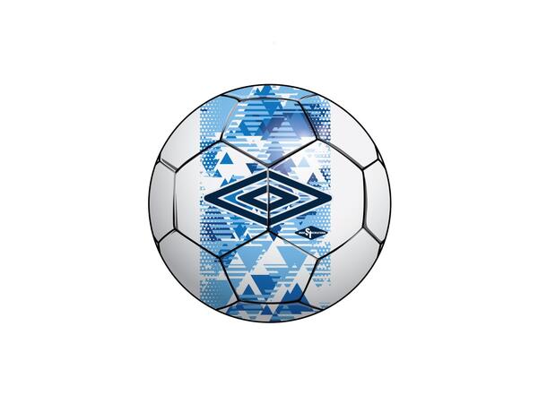 UMBRO Formation Mini Ball Vit/Blå 1 Mini teknikboll för lek och träning 