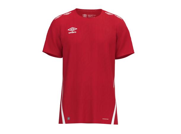UMBRO UX Pro SS Jsy Jr Röd/Vit 140 Matchtröja kort ärm junior 