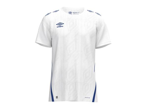 UMBRO UX Pro SS Jsy Jr Vit/Blå 164 Matchtröja kort ärm junior 