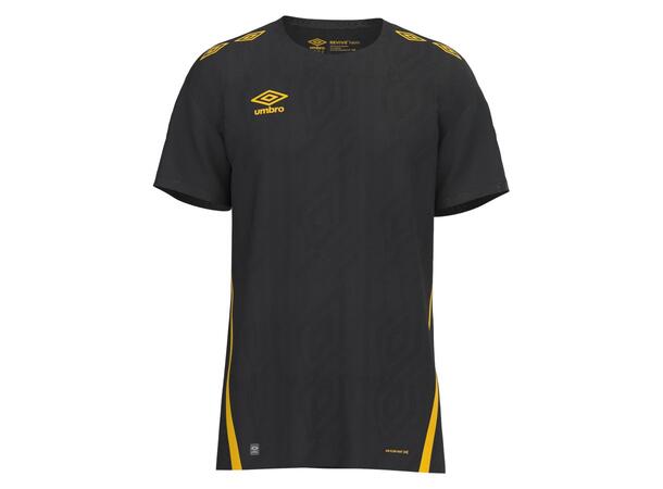 UMBRO UX Pro SS Jsy Svart/Gul M Matchtröja kort ärm 
