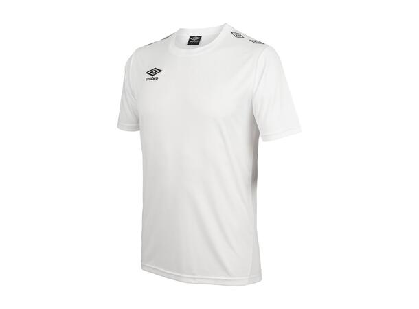 UMBRO UX Pro Trn Tee Jr Vit/Svart 164 Tränings t-shirt junior 