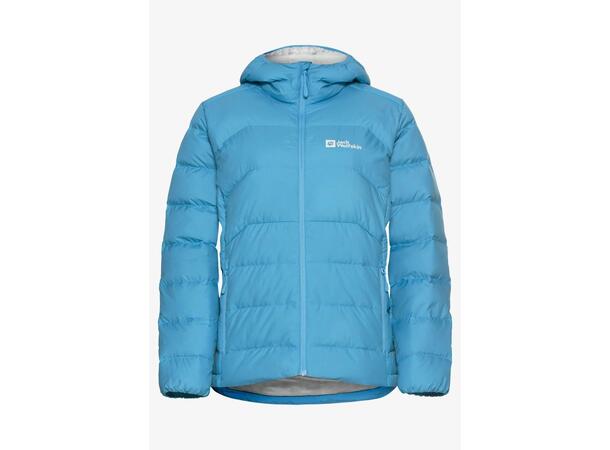 JW Ather Down Hoody W Ljusblå L Jack Wolfskin dunjacka dam 