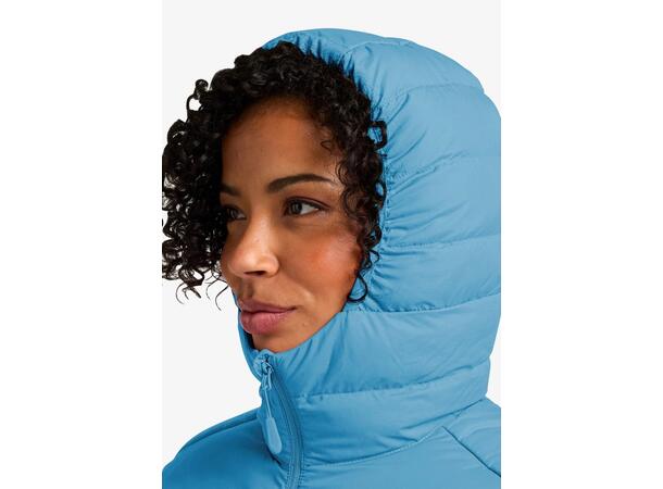 JW Ather Down Hoody W Ljusblå L Jack Wolfskin dunjacka dam 