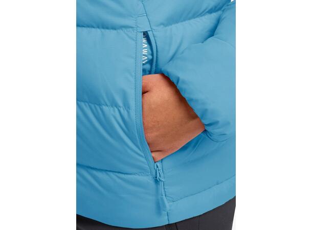 JW Ather Down Hoody W Ljusblå L Jack Wolfskin dunjacka dam 