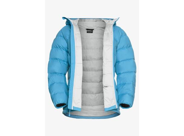 JW Ather Down Hoody W Ljusblå L Jack Wolfskin dunjacka dam 