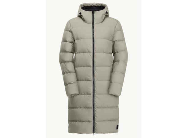 JW Frozen Palace Coat W Naturvit M Jack Wolfskin fodrad kappa dam 