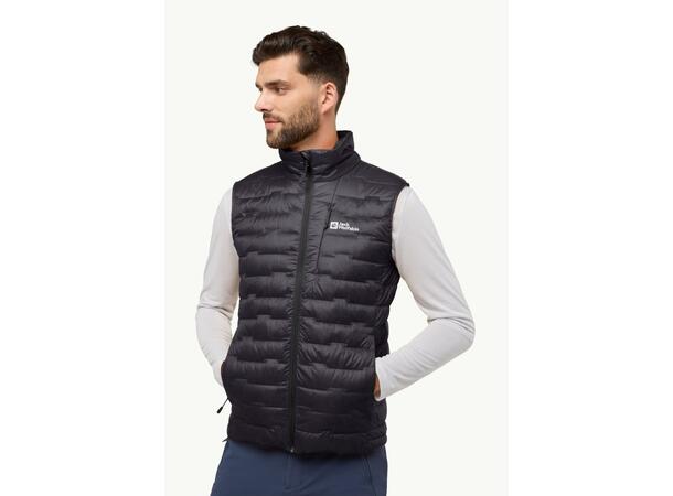 JW Passamani Down Vest M Mörkgrå M Jack Wolfskin dunväst herr 